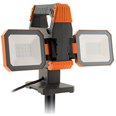 Zenitech Proiettore da cantiere su treppiede 2×15W 2500lm IP54 Zenitech Proiettore da cantiere su treppiede 2×15W 2500lm IP54