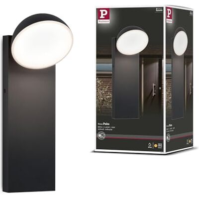 Paulmann Lampada LED per esterni Puka resistente all’acqua di mare IP44 rotonda 110x125mm 3000K 8,5W 460lm 230V antracite alluminio bianco caldo Paulmann Lampada LED per esterni Puka resistente all’acqua di mare IP44 rotonda 110x125mm 3000K 8,5W 460lm 230V antracite alluminio bianco caldo