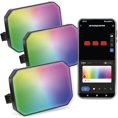 EMOS Faretto da giardino intelligente 2 in 1, set da 3 pezzi – Luci WiFi per esterni RGBIC+CCT, dimmerabile, espandibile HandyApp, assistenti vocali Faretto da parete e pavimento impermeabile EMOS Faretto da giardino intelligente 2 in 1, set da 3 pezzi – Luci WiFi per esterni RGBIC+CCT, dimmerabile, espandibile HandyApp, assistenti vocali Faretto da parete e pavimento impermeabile
