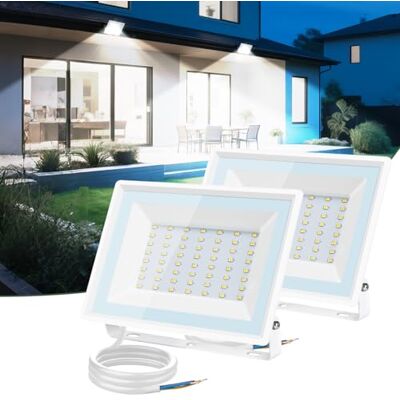 Aigostar Faretto LED da Esterno 50W,4300LM,Faretti LED Esterno luce bianca 6500K,Luce di Sicurezza Impermeabile IP65,Per Giardino,Cortile,Garage,Corridoio 2PC Aigostar Faretto LED da Esterno 50W,4300LM,Faretti LED Esterno luce bianca 6500K,Luce di Sicurezza Impermeabile IP65,Per Giardino,Cortile,Garage,Corridoio 2PC