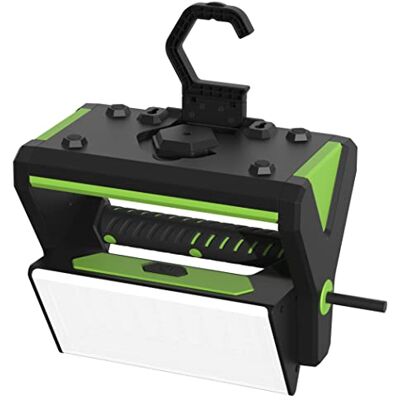 REV Y-Light Lampada da lavoro a LED con batteria, 30 W, 2400 lm, IP55, colore: Nero REV Y-Light Lampada da lavoro a LED con batteria, 30 W, 2400 lm, IP55, colore: Nero