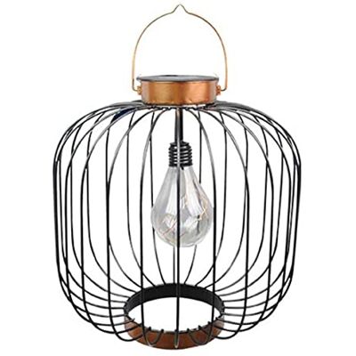 LUMI JARDIN Lanterna solare gabbia H35cm LUMI JARDIN Lanterna solare gabbia H35cm