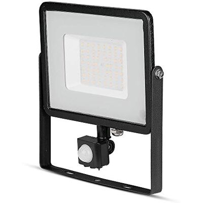 V-TAC - VT-50-S - Nero - 4000K - Faro LED Esterno V-TAC - VT-50-S - Nero - 4000K - Faro LED Esterno