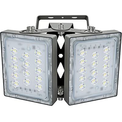 STASUN Faretto led da esterno, LED Luce di Inondazione All'aperto, 5400lm Luci di Sicurezza a LED con area di illuminazione più ampia, 5000K luce Diurna, Proiettore Regolabile 60W per Ingressi, Iarde, Garage STASUN Faretto led da esterno, LED Luce di Inondazione All'aperto, 5400lm Luci di Sicurezza a LED con area di illuminazione più ampia, 5000K luce Diurna, Proiettore Regolabile 60W per Ingressi, Iarde, Garage