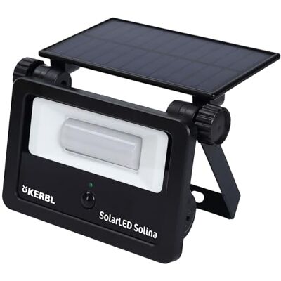 Kerbl SolarLED Solina, proiettore LED da Esterno con modulo Solare Integrato Kerbl SolarLED Solina, proiettore LED da Esterno con modulo Solare Integrato