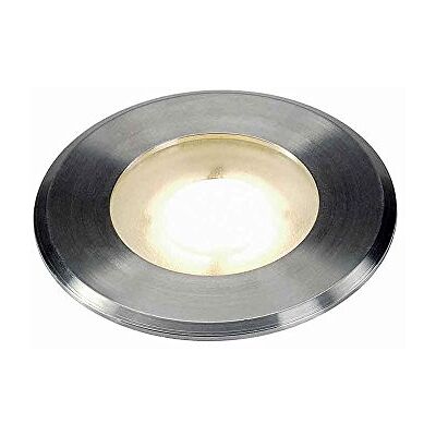SLV lampada a incasso da terra DASAR FLAT 80 / Faretto LED da terrazza, faretto per esterno da giardino, lampada da terra per esterno / IP67 3000K 4,3W 140lm acciaio inossidabile 125 gradi SLV lampada a incasso da terra DASAR FLAT 80 / Faretto LED da terrazza, faretto per esterno da giardino, lampada da terra per esterno / IP67 3000K 4,3W 140lm acciaio inossidabile 125 gradi