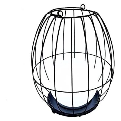 Lumisky Lanterna a gabbia in metallo senza fili LED bianco caldo/bianco dimmerabile Sunset H38 cm Lumisky Lanterna a gabbia in metallo senza fili LED bianco caldo/bianco dimmerabile Sunset H38 cm