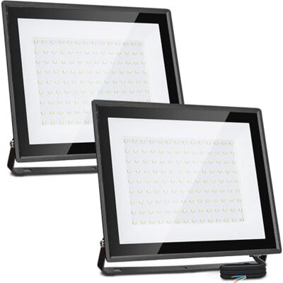 Aigostar Faretto LED da Esterno 100W 9000LM, Impermeabile IP65 6500K,2PCS Aigostar Faretto LED da Esterno 100W 9000LM, Impermeabile IP65 6500K,2PCS