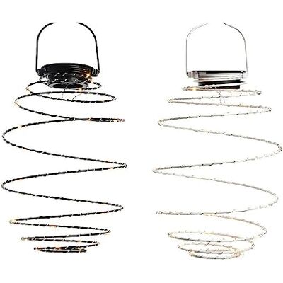 Lumineo Lampada a Sospensione LED Spirale Solare Colori Assortiti, Multicolore, D 16 cm Lumineo Lampada a Sospensione LED Spirale Solare Colori Assortiti, Multicolore, D 16 cm