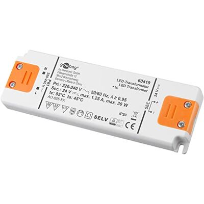goobay LED-Trafo 24 V/30 W () goobay LED-Trafo 24 V/30 W ()