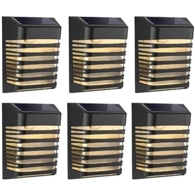OOTDAY Lampade Solari per il Patio, IP65 Luci Impermeabili per il Giardino, la Piscina e il Cortile (6 Pezzi) OOTDAY Lampade Solari per il Patio, IP65 Luci Impermeabili per il Giardino, la Piscina e il Cortile (6 Pezzi)