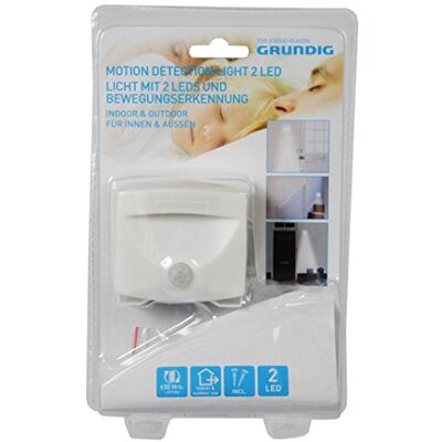 Grundig Lampada ad energia solare, Plastica, bianco, 12.5 x 10.8 x 5.0 cm Grundig Lampada ad energia solare, Plastica, bianco, 12.5 x 10.8 x 5.0 cm