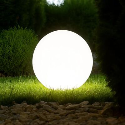BEPER P207ILO226 Sfera Luminosa da Giardino LED RGB, Luce Bianca e Multicolore con Sensore Crepuscolare, Impermeabile IP44, Ricaricabile a Energia Solare con Picchetto per Esterni, Diametro 40 cm BEPER P207ILO226 Sfera Luminosa da Giardino LED RGB, Luce Bianca e Multicolore con Sensore Crepuscolare, Impermeabile IP44, Ricaricabile a Energia Solare con Picchetto per Esterni, Diametro 40 cm
