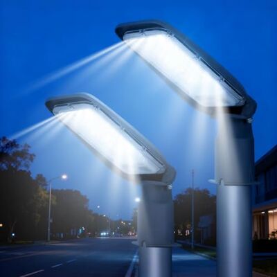 Aigostar 30W Lampione LED, 2550LM Luce stradale a LED 6500K IP65 impermeabile IK08 Per Parcheggio luce per Strada Scuola, parcheggio, campo da basket, cortile, piazza, 2 Unità Aigostar 30W Lampione LED, 2550LM Luce stradale a LED 6500K IP65 impermeabile IK08 Per Parcheggio luce per Strada Scuola, parcheggio, campo da basket, cortile, piazza, 2 Unità