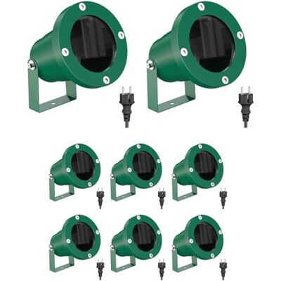 ledscom.de 8 faretti da giardino DUK per esterni, IP65, con spina, verdi, 1x GU10 max. 15 W ledscom.de 8 faretti da giardino DUK per esterni, IP65, con spina, verdi, 1x GU10 max. 15 W