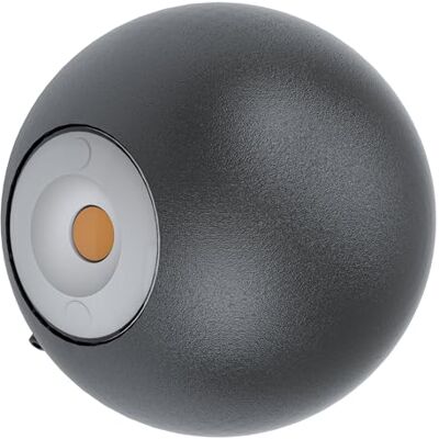 Eglo Led lampada da parete per esterni Abugo, lampada da esterno a due luci, lampada da parete a Led in alluminio fuso in nero e vetro trasparente, IP54 Eglo Led lampada da parete per esterni Abugo, lampada da esterno a due luci, lampada da parete a Led in alluminio fuso in nero e vetro trasparente, IP54