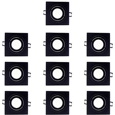 Wonderlamp Classic da incasso Moderno 10 pezzi, Nero Wonderlamp Classic da incasso Moderno 10 pezzi, Nero