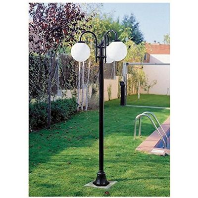 Cristher Colonna classica 3 bracci boom IP44 - Lampione da esterno Cristher Colonna classica 3 bracci boom IP44 - Lampione da esterno