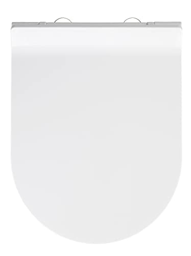 Wenko Sedile WC Habos, Termoplastica, 36 x 46 cm, Bianco