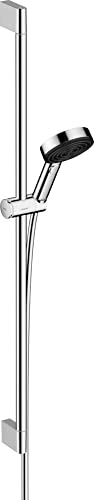 Hansgrohe Pulsify Select S Set doccia 105 3 tipi di getto Relax con asta doccia 90 cm, cromo,