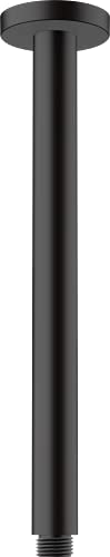 Hansgrohe Vernis Blend Connessione a soffitto 30 cm, nero opaco,