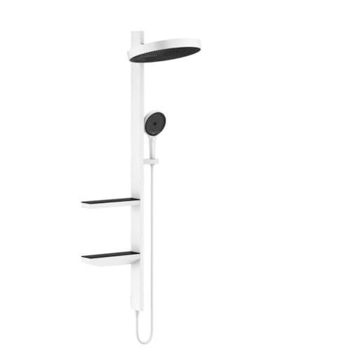 Hansgrohe Rainfinity Colonna doccia 360 1 getto ad incasso, bianco opaco,