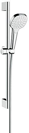 Hansgrohe Croma Select E Set doccia 1 getto con asta doccia 65 cm, bianco/cromo,