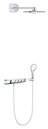 Grohe Sistema Doccia con Termostatico Grohtherm Smartcontrol, Bianco