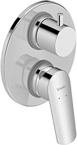 Duravit No.1 Set Rubinetto Vasca da Bagno, Ottone, Chrom