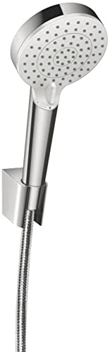 Hansgrohe Crometta Set supporto doccia Vario EcoSmart 9 l/min con flessibile doccia 160 cm, bianco/cromo,
