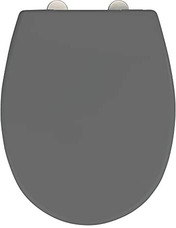 Wenko WC Seat, Duroplast, grigio, 0 x 46 x 39 cm