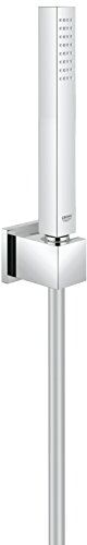 Grohe Euphoria Cube Set Supporto A Parete Fisso, Manopola Doccia Stick, Monogetto, Cromo, Ecojoy