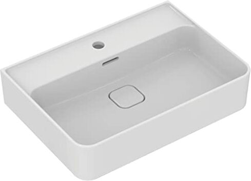 Ideal Standard Strada II, Lavabo rettangolare da 60cm, Con foro per la rubinetteria, Con troppopieno, Bianco