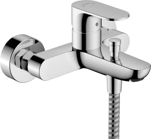 Hansgrohe Rebris S Miscelatore monocomando vasca da esterno, rubinetto per vasca da bagno a 2 funzioni, cromo