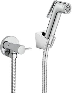 Roca Kit doccia bidet (1 uscita) con chiave, Be Fresh One, cromato