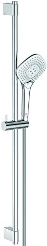 Ideal Standard Idealrain EVO JET Diamond Asta doccia con doccetta a 3 funzioni, asta murale da 900 mm, cromato