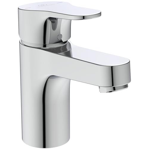 Ideal Standard Cerabase, Miscelatore monocomando per lavabo, Bocca di erogazione fissa, Cromato