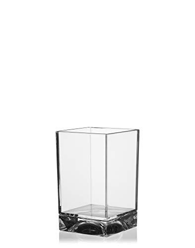 Kartell Boxy Porta Spazzolino, Cristallo trasparente, 7x7x12 cm