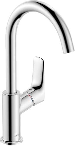 Hansgrohe Logis Miscelatore monocomando lavabo 210 con bocca erogazione girevole e saltarello, cromo,