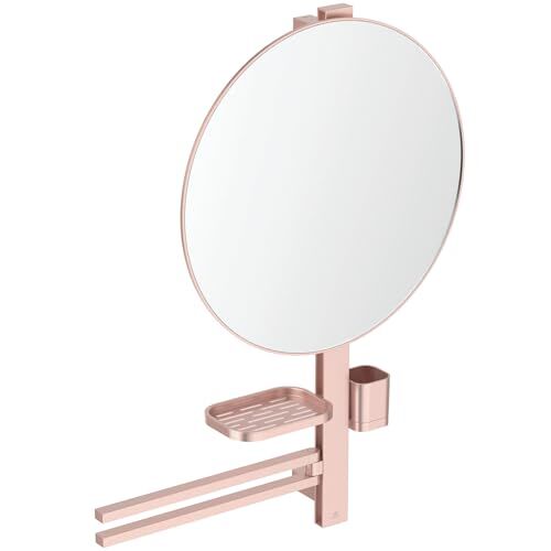 Ideal Standard Alu+, Barra multifunzione L, Beauty bar per il bagno, Rosé