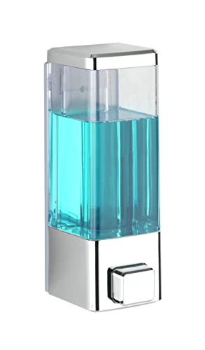 Wenko Dispensador de desinfectante y jabón líquido Istres, cromo