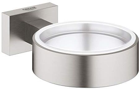 Grohe Essentials Cube Supporto, Grigio Satinato