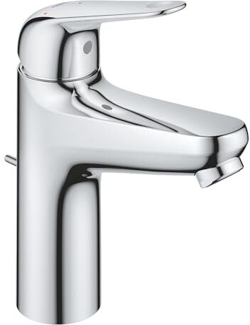 Grohe Swift Miscelatore monocomando per lavabo, Taglia M, cromo,