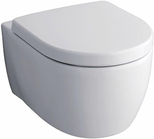 Geberit Keramag KG tiefspuel di WC Icon, 6 L, da parete, 1 pezzi, bianco alpino,