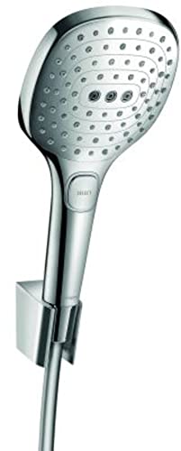 Hansgrohe Raindance Select E Set supporto doccia 120 3 getti con flessibile doccia 160 cm, cromo,