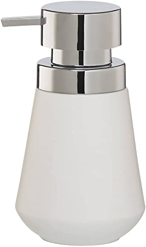 sealskin Conical Dispenser per Sapone Liquido, Porcellana, Bianco, 16.5 x 10 x 10 cm