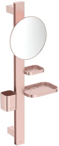 Ideal Standard Alu+, Barra multifunzione S, Beauty bar per il bagno, Rosé