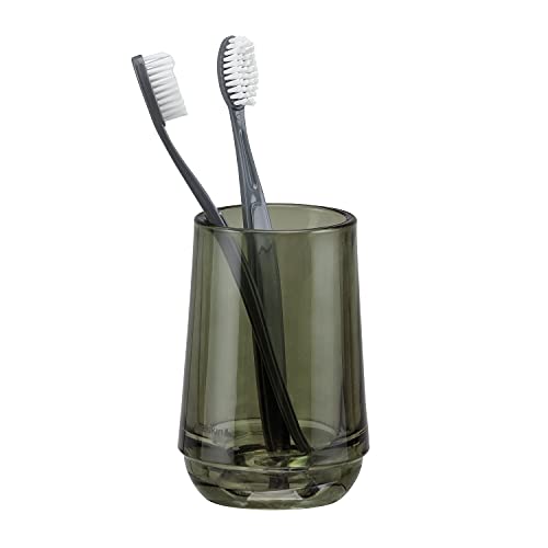 sealskin Mood Bicchiere Porta spazzolini, Verde, B x H x T: 80 x 119 x 80 mm