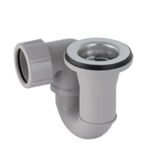 Geberit 150.125.00.1 Sifone per piatto doccia piletta 50 mm senza griglia 40 mm