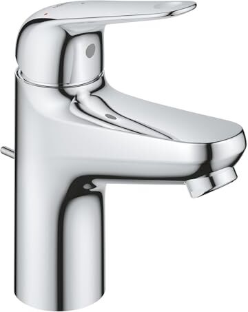 Grohe Swift Miscelatore monocomando per lavabo, Taglia S, cromo,